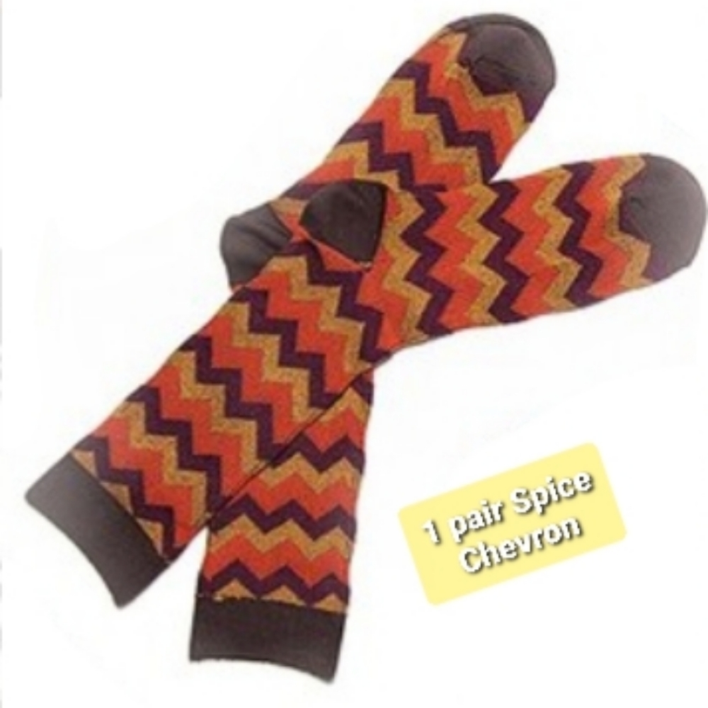 🐺MUK LUKS SPICE COLORED Fall/Winter Sock Bundle (8 Pair Total) - Picture 11 of 11